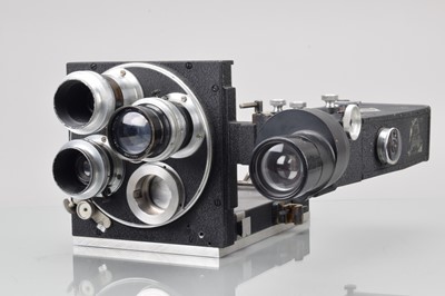 Lot 515 - A Mitchell Four Lens Turret Front & Mitchell Viewfinder