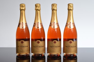 Lot 52 - Four bottles of Taittinger Champagne Rose