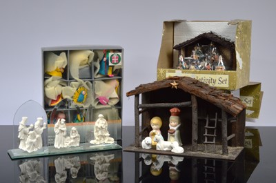 Lot 153 - A collection of Nativity scenes