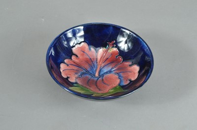 Lot 5 - An early Moorcroft pottery footed bowl