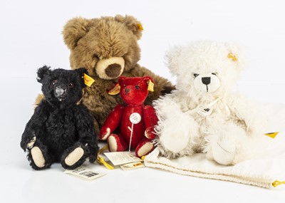 Lot 46 - Four Steiff yellow tagged Teddy Bears