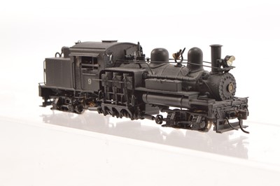 Lot 222 - Nakamura-Seimitsu Japan for Westside Model Company HO Gauge black Two Truck Shay No 9 Steam Locomotive