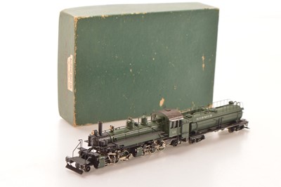 Lot 291 - John Underhill Import for Northwest Short Line boxec HO Gauge Kosmos Timber Co green No 11 2-6-6-2 Mallett Locomotive and Tender