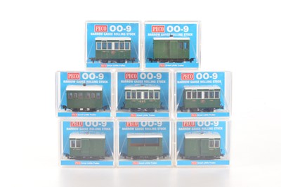 Lot 108 - Peco 009 Bug Coaching Stock (8)