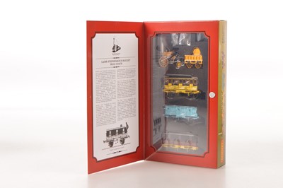 Lot 183 - Hornby (China) Railway Museum 00 Gauge boxed R3956 Stephenson's Rocket Mail Coach Train Pack