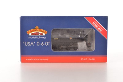 Lot 257 - Bachmann 00 gauge produced exclusively for Model Rail  boxed MR-103 BR black early emblem USA Class 0-6-0T 30069