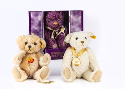 Lot 57 - Two Steiff yellow tagged  Teddy Bears