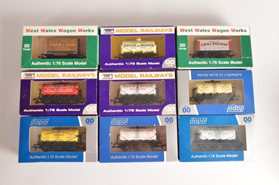 Lot 375 - Dapol OO Gauge Limited Edition Goods Wagons (9)