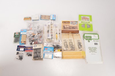Lot 400 - Various makers boxed mostly 00 Gauge Scenic and Locomotive Accessories  and Tools by Peco Ratio Hornby Electrotren MTK Graham Farish Expo and others (qty)