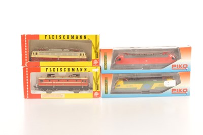 Lot 413 - Fleischmann and Piko HO Gauge German and Austrian Electric Locomotives (4)