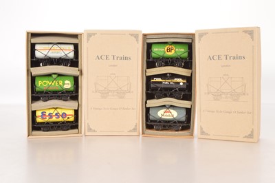 Lot 561 - Ace Modern Issue 0 Gauge Tank Wagon Packs (2)