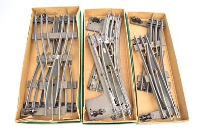 Lot 153 - Hornby 0 Gauge 3- Rail standard Points