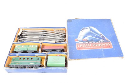 Lot 157 - French Hornby 0 Gauge Electric 0E-BM SNCF Train Set