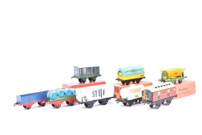 Lot 169 - French Hornby 0 Gauge SNCF ETAT and PLM Goods Rolling Stock