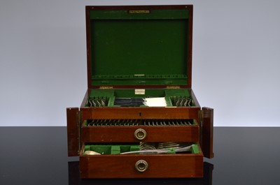 Lot 404 - A part canteen of silver plated cutlery by Walker & Hall