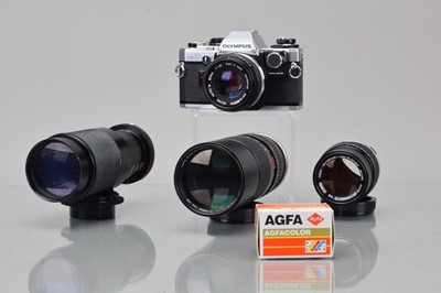 Lot 18 - An Olympus OM-10 SLR Camera