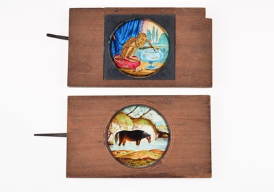 Lot 36 - Two Lever Magic Lantern Slides