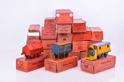Lot 217 - Hornby 0 Gauge boxed Hornby Series pre-war wagons