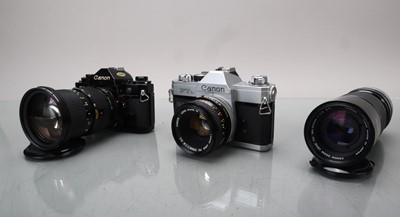 Lot 187 - Two Canon SLR Cameras