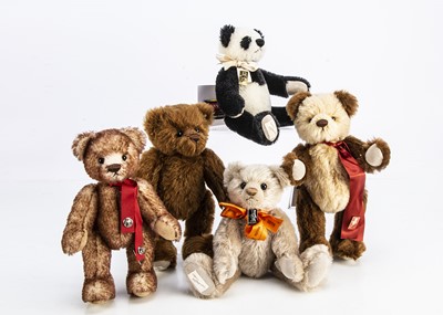 Lot 67 - Five Dean's Rag Book Company Teddy Bears