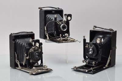Lot 295 - Three Folding Plate Cameras