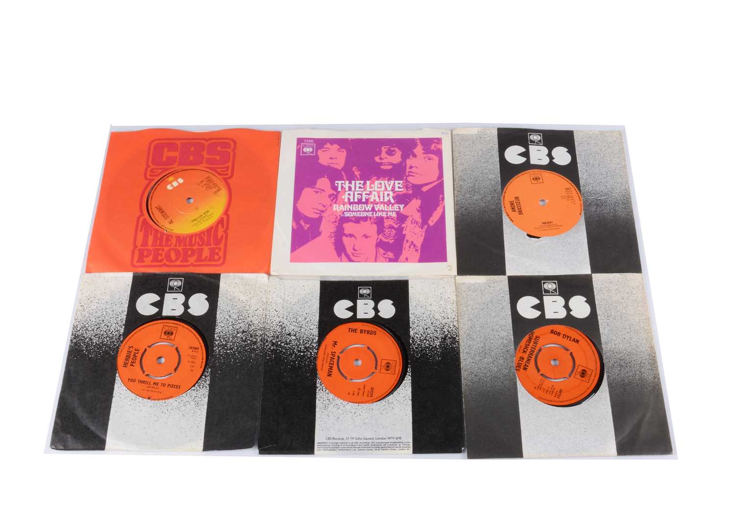 Lot 59 - CBS Label 7" Singles