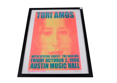 Lot 413 - Tori Amos / Chris Mohrmann Concert Poster