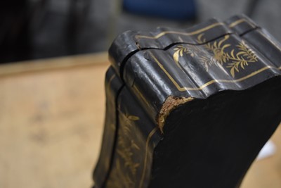 Lot 1 - A Chinese lacquered fan case