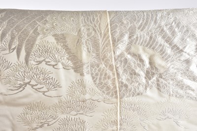 Lot 14 - A Japanese silk Wedding Kimono