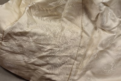 Lot 14 - A Japanese silk Wedding Kimono