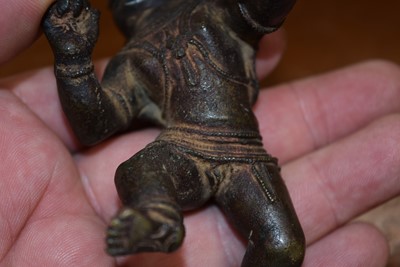 Lot 17 - A bronze figure of Krishna the Butter Thief