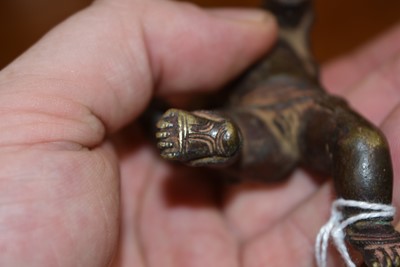 Lot 17 - A bronze figure of Krishna the Butter Thief