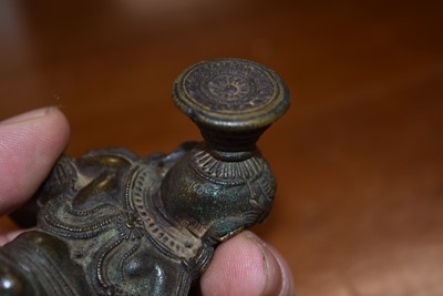 Lot 17 - A bronze figure of Krishna the Butter Thief
