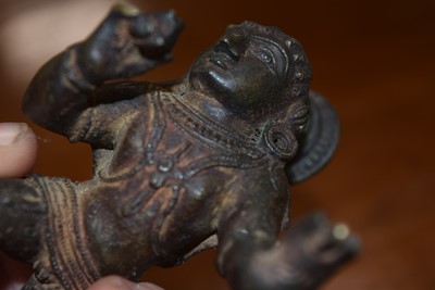 Lot 17 - A bronze figure of Krishna the Butter Thief