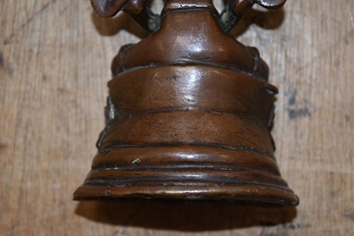 Lot 19 - A bronzed Tibetan Buddhism Figure