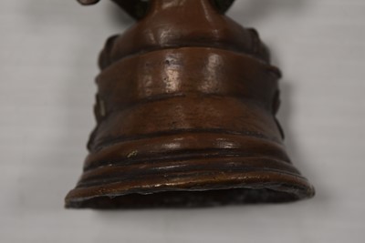 Lot 19 - A bronzed Tibetan Buddhism Figure