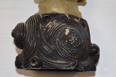 Lot 45 - A Chinese Soapstone carving of Guanyin