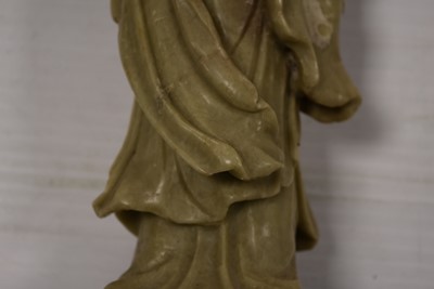 Lot 45 - A Chinese Soapstone carving of Guanyin