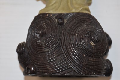 Lot 45 - A Chinese Soapstone carving of Guanyin