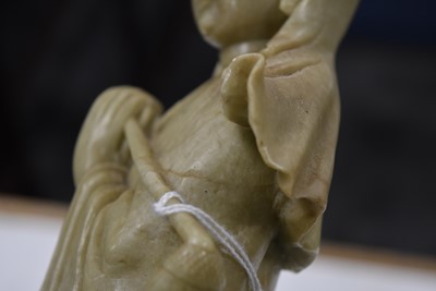 Lot 45 - A Chinese Soapstone carving of Guanyin