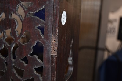 Lot 48 - A dark wood Oriental Display Cabinet
