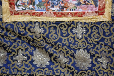 Lot 50 - A hand painted Tibetan Thangka