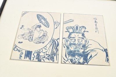 Lot 55 - A selection of Japanese Woodblock prints and more