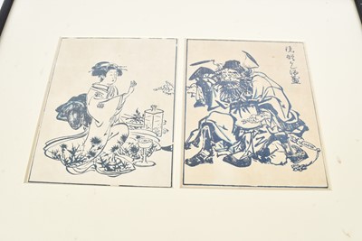 Lot 55 - A selection of Japanese Woodblock prints and more
