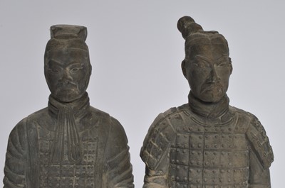Lot 74 - Four Replica Terracotta Warrior Figures