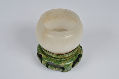 Lot 82 - An Antique Chinese White Jade Water Pot