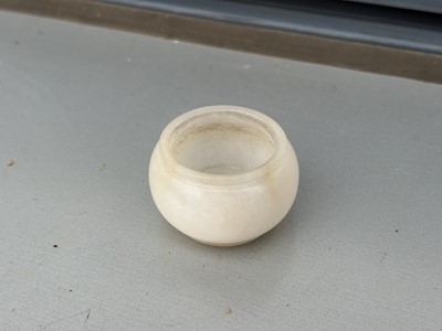 Lot 82 - An Antique Chinese White Jade Water Pot