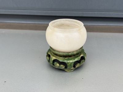 Lot 82 - An Antique Chinese White Jade Water Pot