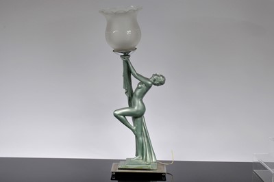 Lot 116 - An Art Deco Table Lamp