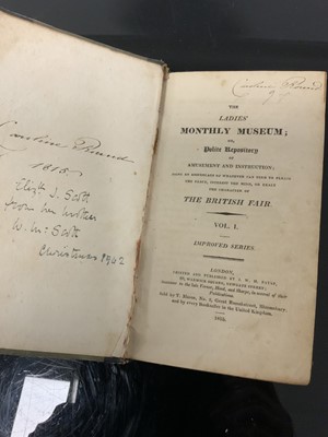 Lot 252 - "The Lady's Monthly Museum or Polite Repository of Amusement and Instruction" Vol 1 (Improved Series) January-December 1815